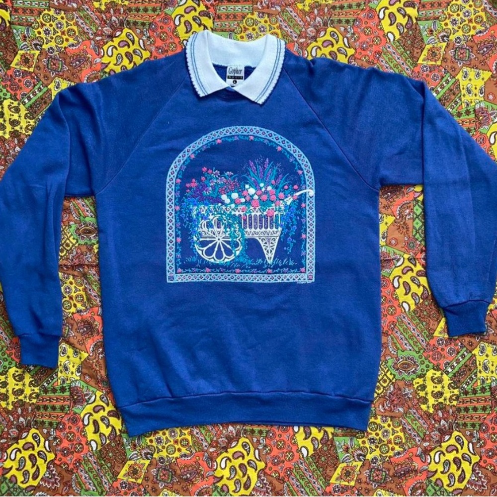 80s Garden Crewneck Sweatshirt